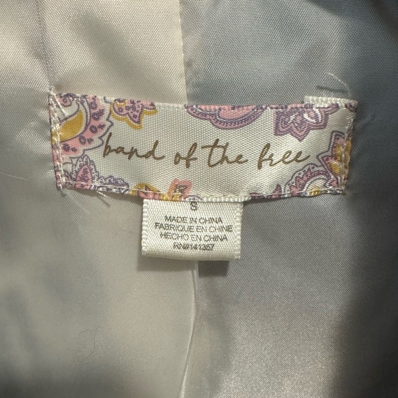 NWT Band of the Free Ivory & Black Faux Fur Jacket Sz Small - Picture 5 of 10